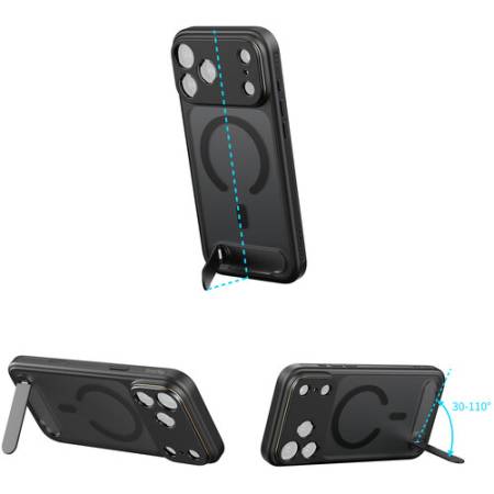 SmallRig 5551 FilMov - case/etui foto-video z płytkami obiektywu do iPhone 17 Pro Max, czarny